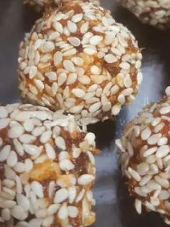 عکسی از دستور توپک خرما (خیلی آسان)