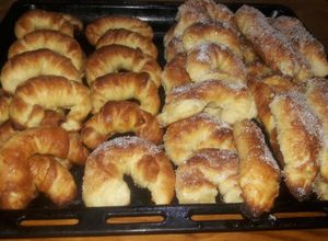 Una foto de Croissant con Grasa