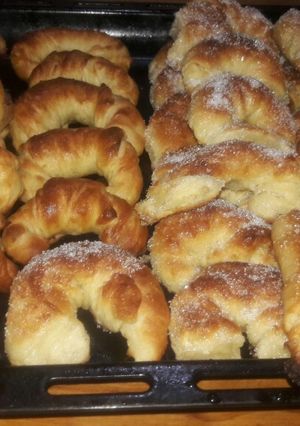 Una foto de Croissant con Grasa