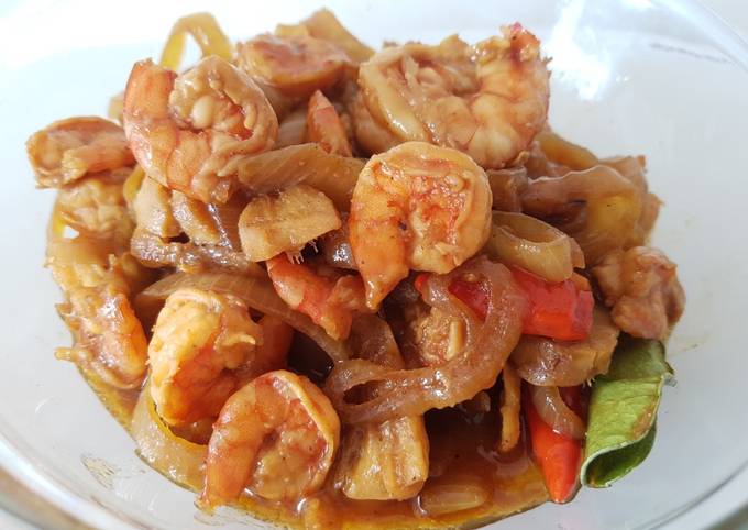 Udang Goreng Mentega La'Cook