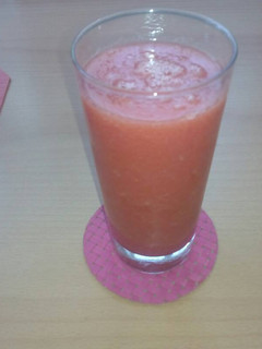 Una foto de Batido de Melón y Sandía