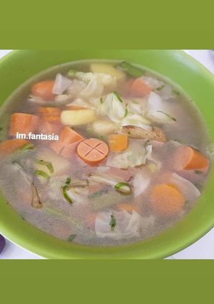 Foto resep Sayur Sop Sosis Bening