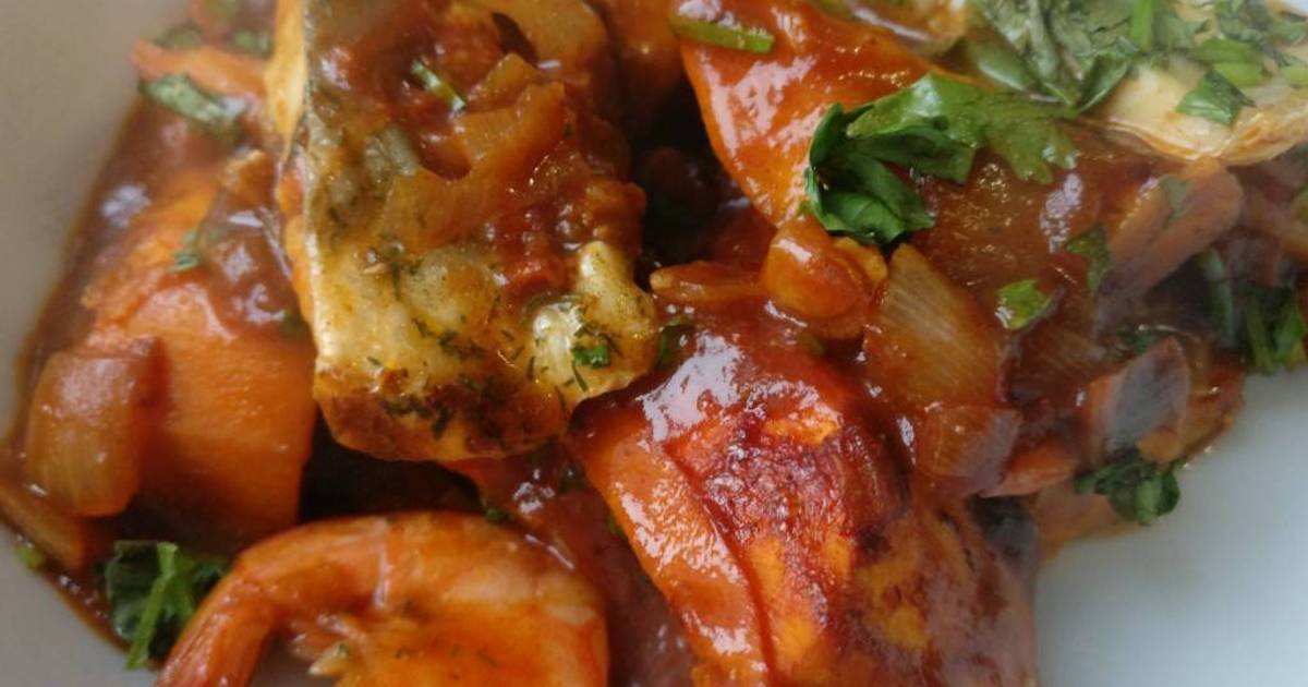 Sweet potato & fish tagine Recipe by Murph Cookpad