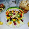 Decoración con frutas