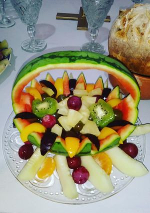 Una foto de Decoración con frutas