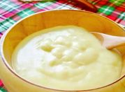 A picture of white sauce