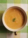 Crema de moniatos / boniatos con patata y cebolla