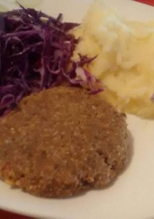 Una foto de Lenteguesas-hamburguesas de lentejas crudas