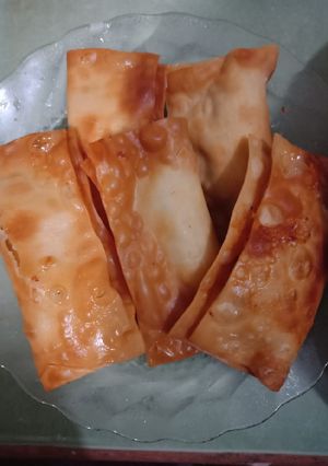 Foto resep Pangsit goreng dan pangsit kukus simple