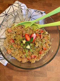 Une photo de ☆Taboulé à la Menthe, Fraise et Kiwi☆