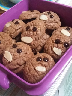 Foto resep Choco chip almond cookies
