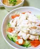 Moist Pork Shabu-Shabu Salad