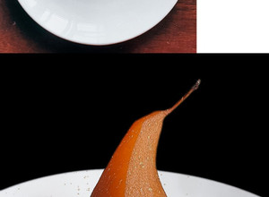 A picture of Poire Belle Hélène Chocolate Tart.