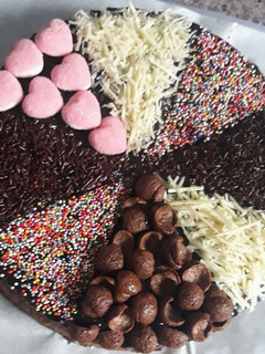 Foto resep Brownies pizza
