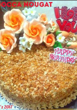 Foto resep Mocca Nougat cake 🎂