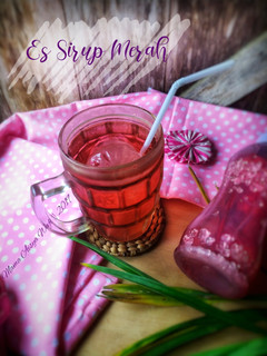 Foto resep Es Sirup Merah