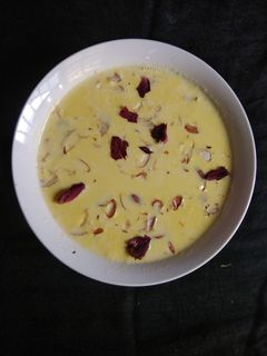 કેસરીયા બા્ઉન રાઇસ ખીર રેસીપી મુખ્ય ફોટો
