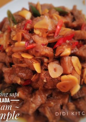 Foto resep Daging sapi lada hitam~simple