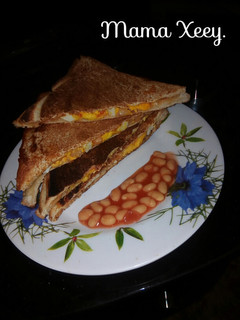 A picture of My simple breakfast.