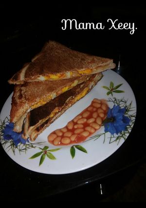 A picture of My simple breakfast.