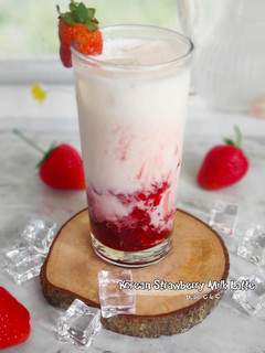 Foto resep Korean Strawberry Milk latte