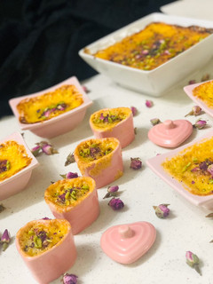 A picture of Rasmalai Creme Brûlée.