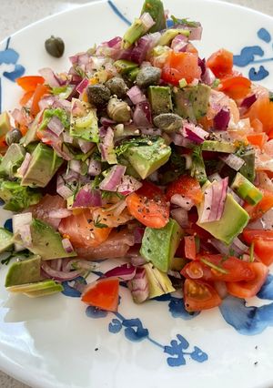 รูปของ Salmon Gravlax แซลมอนหมักเกลือและดิลล์