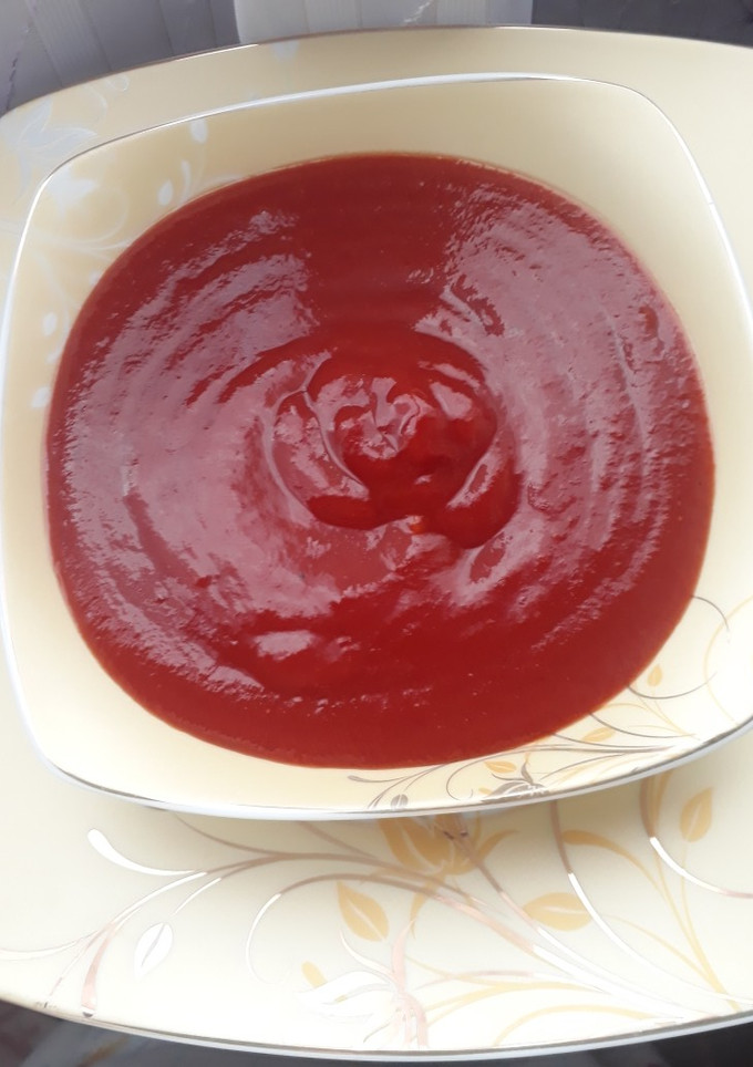 صورة لوصفة الكاتشب البيتي🍅