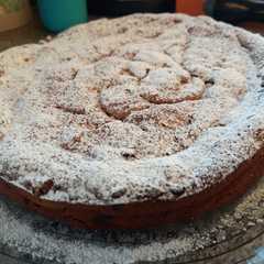 A picture of Torta fácil con puré de batatas o boniato.