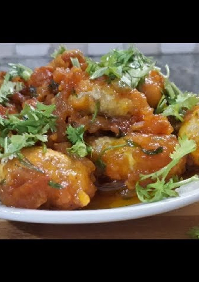 காளான் உருளைக்கிழங்கு மஞ்சூரியன் | புரோட்டீன் நிறைந்த உணவு செய்முறை முக்கிய புகைப்படம்
