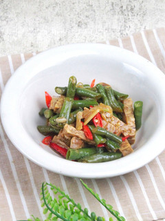 Foto resep Oseng Tempe Kacang Panjang