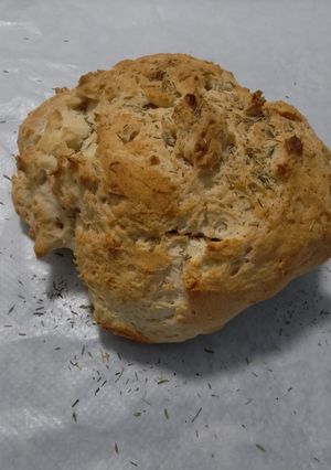 Una foto de Pan sin gluten con premezcla del Mercadona y harina de teff