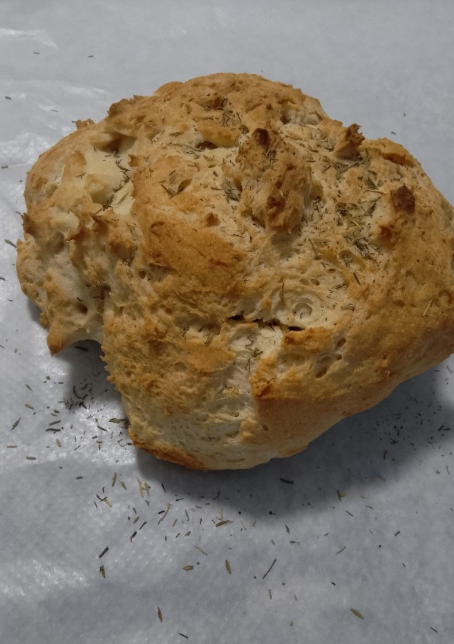 Una foto de Pan sin gluten con premezcla del Mercadona y harina de teff
