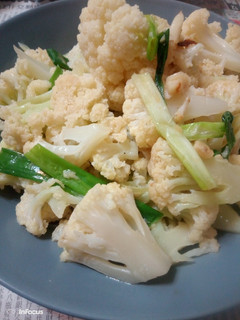 A picture of 清炒白花椰.