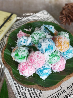 Foto resep Klepon Warna Warni