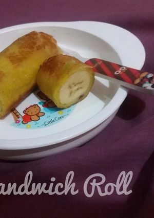 Foto resep Banana Sandwich Roll (Mpasi)