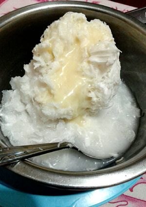 Foto resep Es kelapa susu