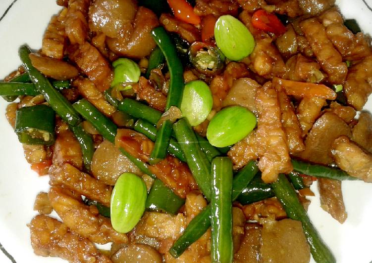 Resep Tempe orek pedas yang sempurna