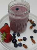 Perfectly Purple Almond Butter Smoothie