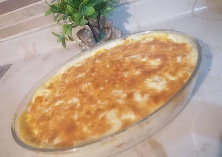 صينية معكرونة بالبشاميل