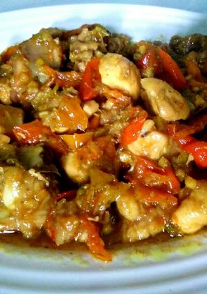 Foto resep Oseng-oseng Mercon ayam
