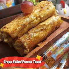 Grape rolled French Toast-レシピのメイン写真