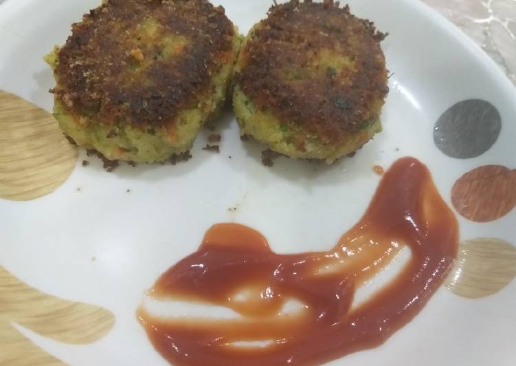 How to Prepare Quick Green peas paneer cutlets