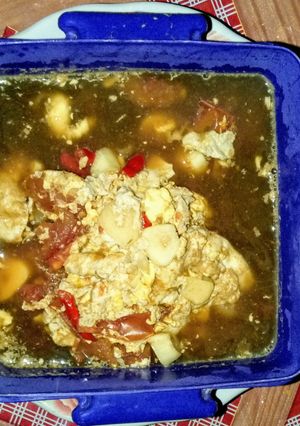 Foto resep Semur telur simple