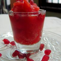 A picture of Pomegranate Granita.