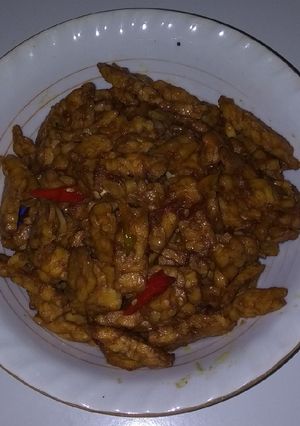 Foto resep Orek tempe nyemek nyemek mantul