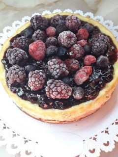 Una foto de Cheesecake de frutos rojos