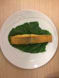 Salmone in crosta di polenta