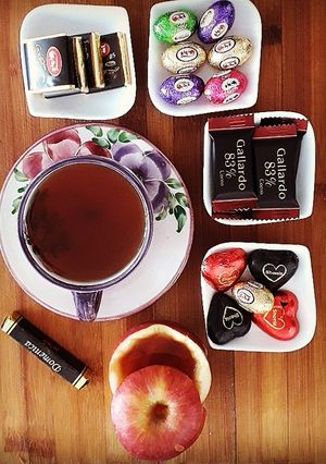 عکسی از دستور دمنوش پای سیب و دارچین