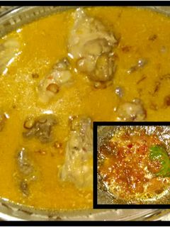Foto resep Masak bapangat (ayam masak kuah ketupat Kandangan)